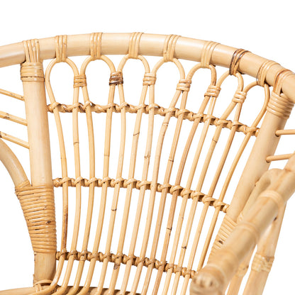 bali & pari - Kaka Dining Chair in Natural Brown - Kaka-Rattan-DC view 5