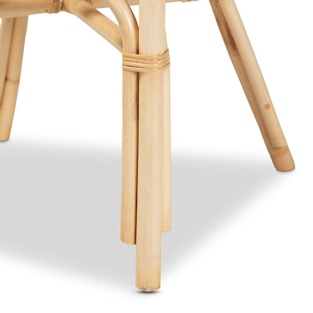bali & pari - Kaka Dining Chair in Natural Brown - Kaka-Rattan-DC view 6