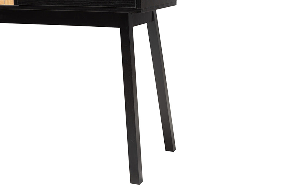 bali & pari - Kalani Console Table - SR191533-Brown/Tan Rattan-Console Table view 8