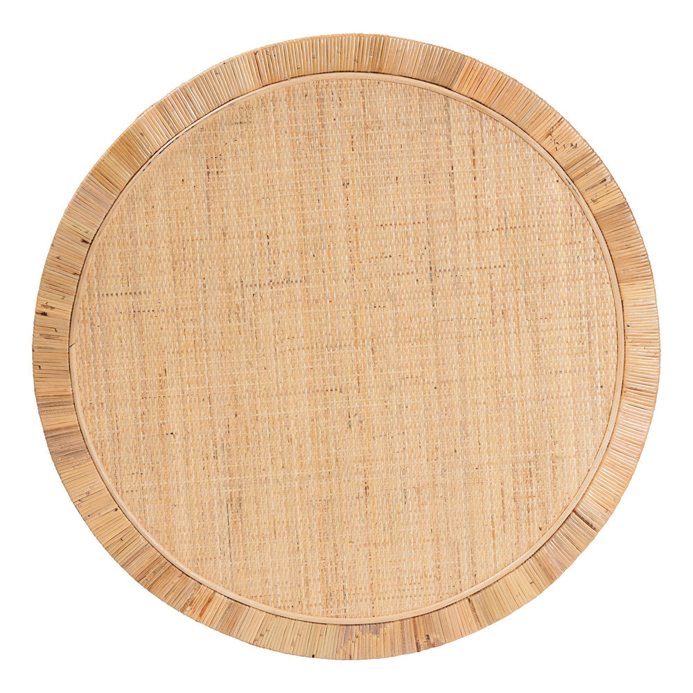 bali & pari - Kalimantan Coffee Table in Light Honey - KALIMANTAN-Light Honey Round-Rattan-Coffee Table view 4
