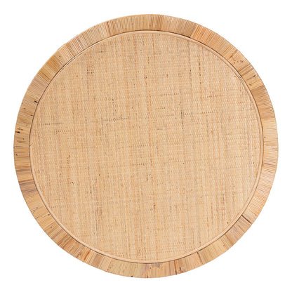 bali & pari - Kalimantan Coffee Table in Light Honey - KALIMANTAN-Light Honey Round-Rattan-Coffee Table view 4