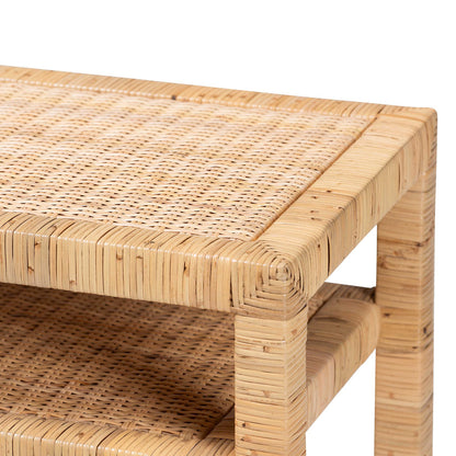 bali & pari - Kalimantan Console Table in Light Honey - KALIMANTAN-Rattan-Console Table view 4