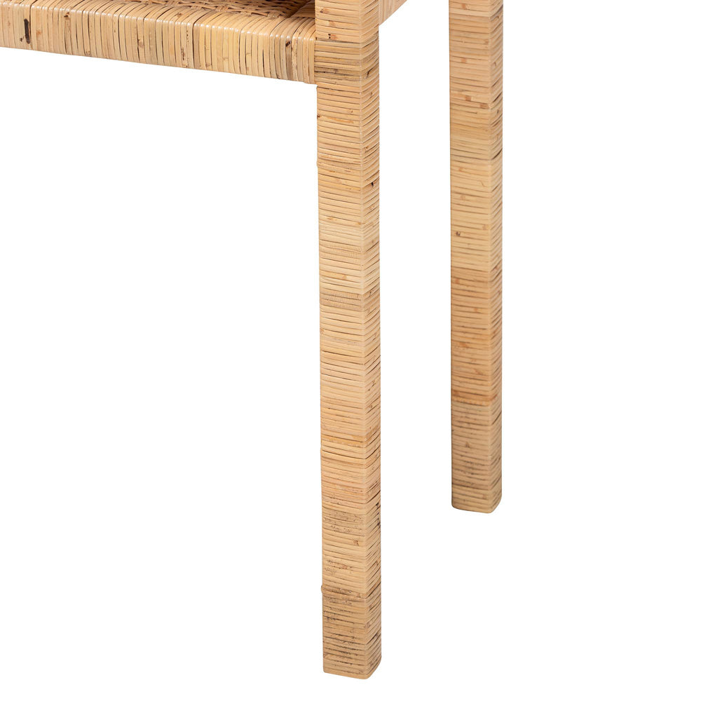 bali & pari - Kalimantan Console Table in Light Honey - KALIMANTAN-Rattan-Console Table view 5