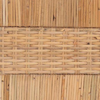 bali & pari  - Kalimantan Queen Size Bed in Light Honey - Braided Peel-Light Honey-Wood/Rattan-Queen view 6