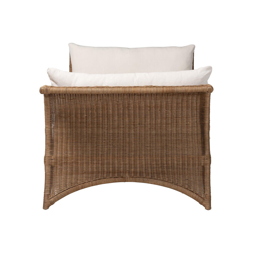bali & pari  - Kalisha Daybed in Greywash - Kalisha-Grey/Rattan-Daybed view 3