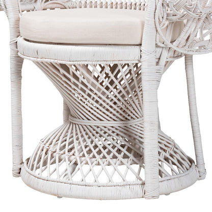 bali & pari - Kallima Chair in White - WS042-Solid White Rattan-CC view 6