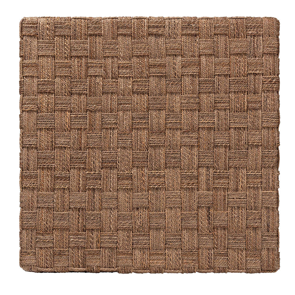 bali & pari - Karina Coffee Table in Natural Seagrass/Light Brown - KARINA-Seagrass-Coffee Table view 3
