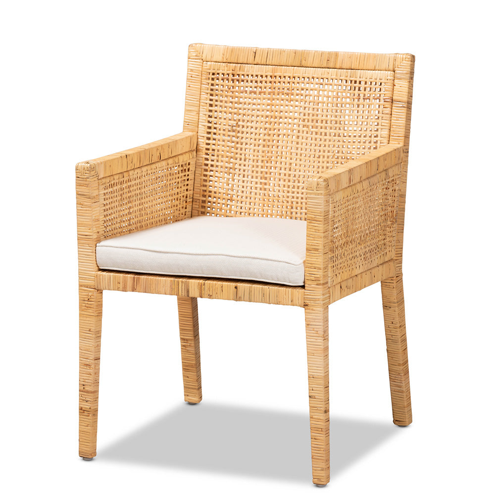 bali & pari - Karis Chair in Natural/White - Karis-Natural-DC view 1