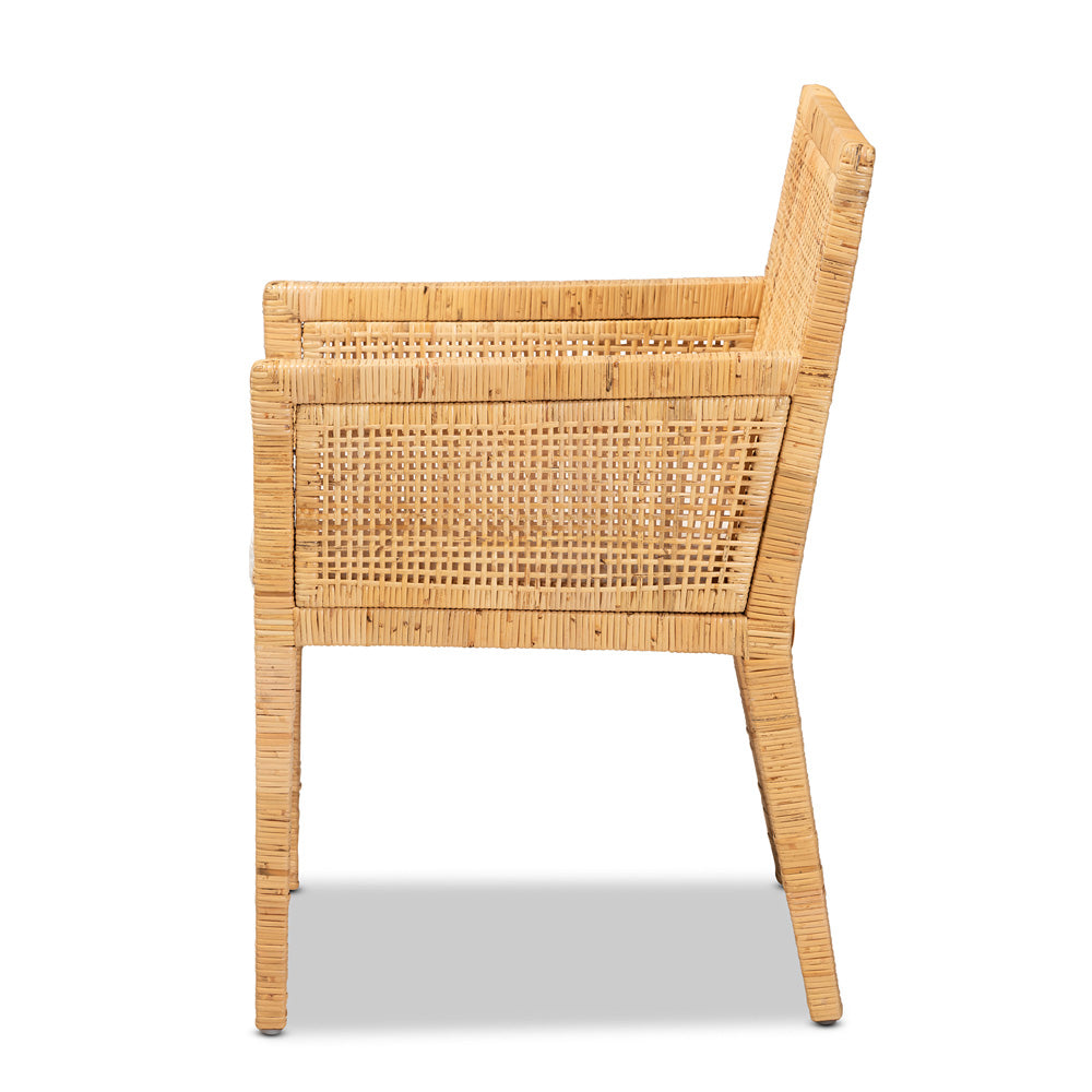 bali & pari - Karis Chair in Natural/White - Karis-Natural-DC view 3