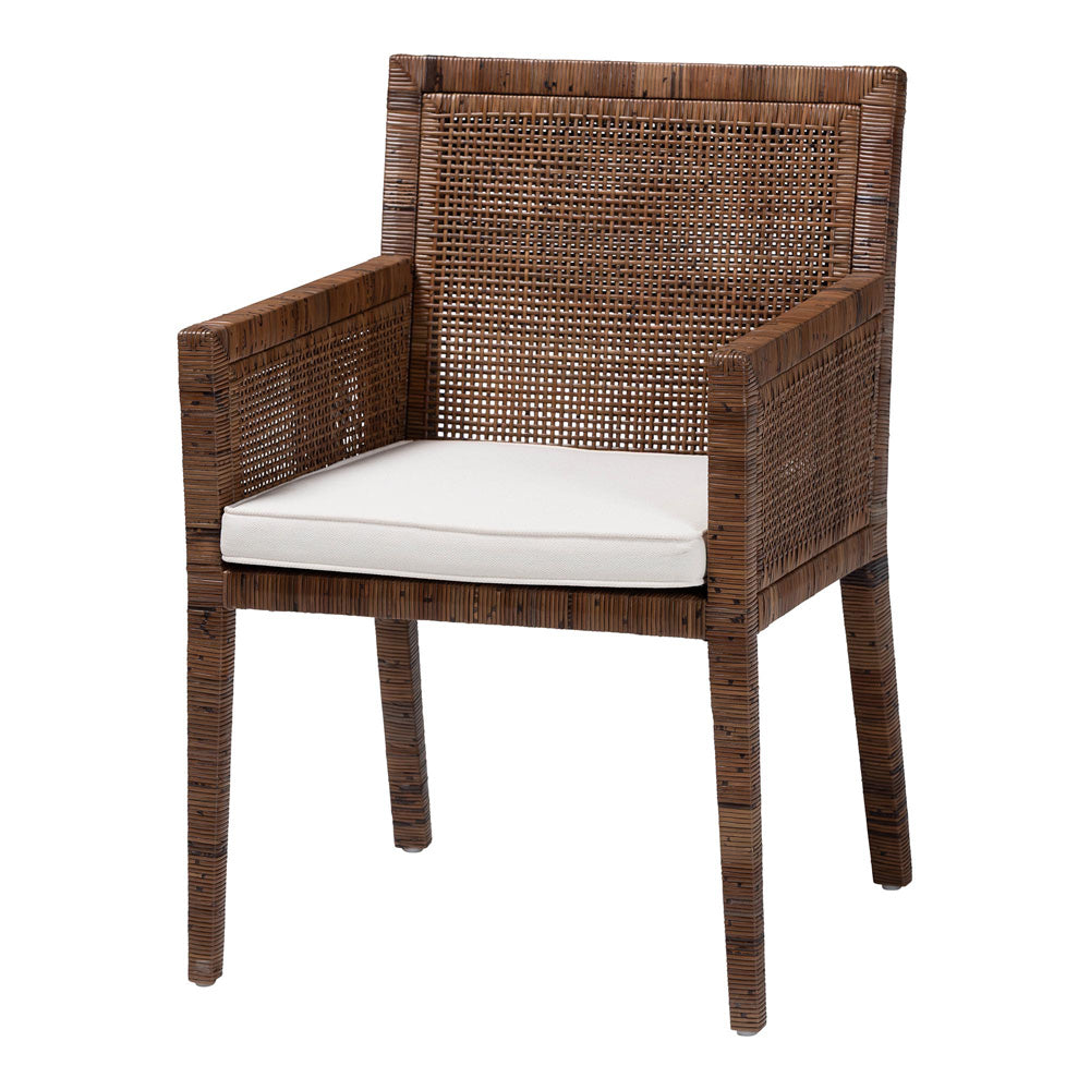 bali & pari - Karis Dining Chair in Antique Coffee - Karis-Coffee Antique-DC view 1