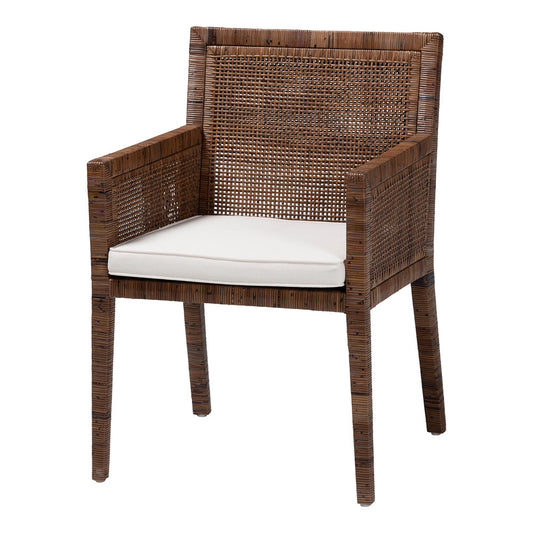 bali & pari - Karis Dining Chair in Antique Coffee - Karis-Coffee Antique-DC view 1