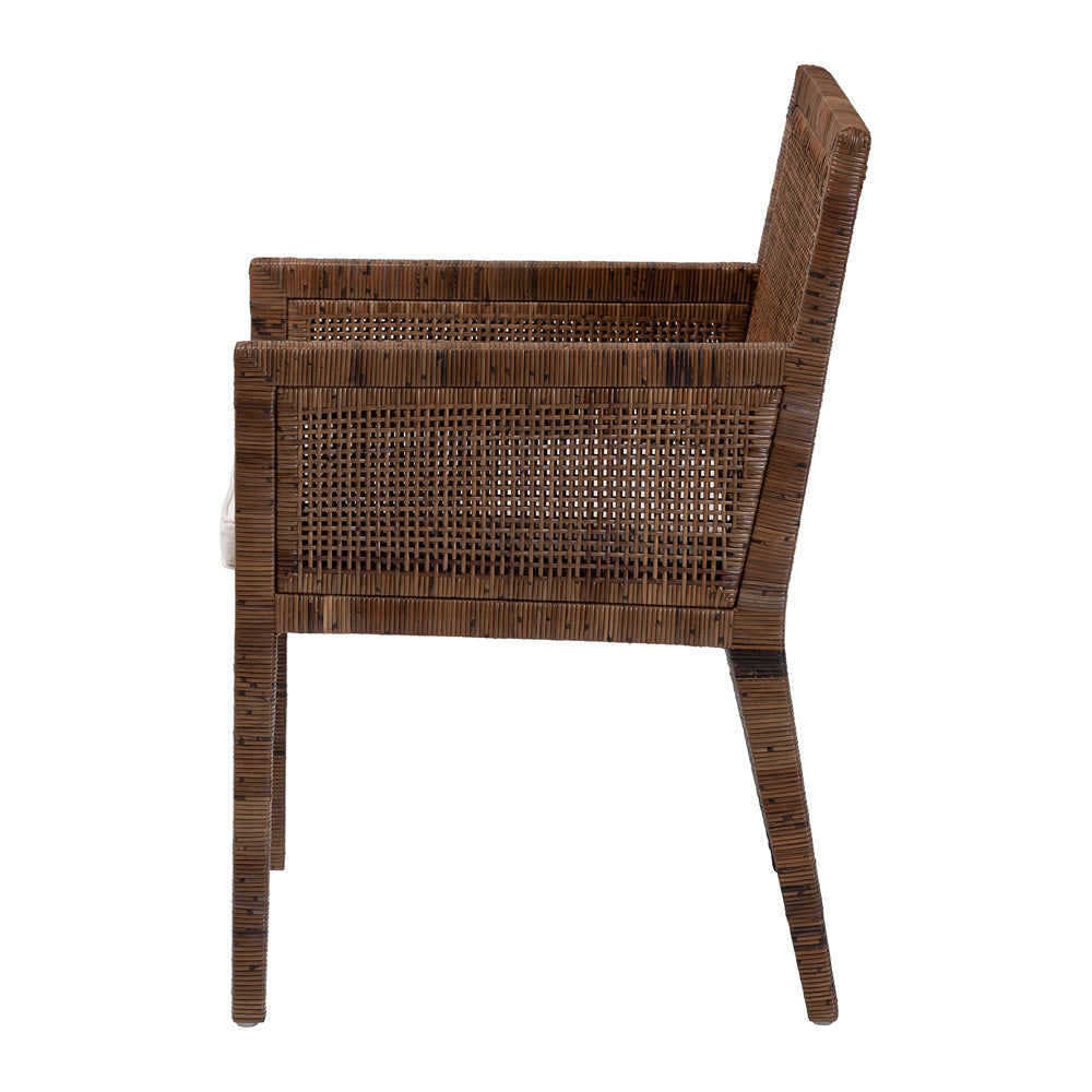 bali & pari - Karis Dining Chair in Antique Coffee - Karis-Coffee Antique-DC view 3