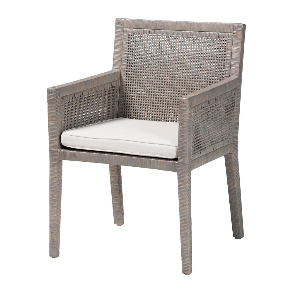 bali & pari - Karis Dining Chair in French Grey - Karis-French Grey-DC view 1