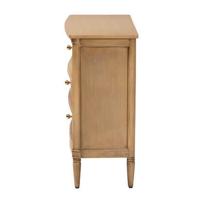 bali & pari - Karmel Chest in Light Oak Brown - Karmel-Antq Beige-Wooden-3DRW-Chest view 4