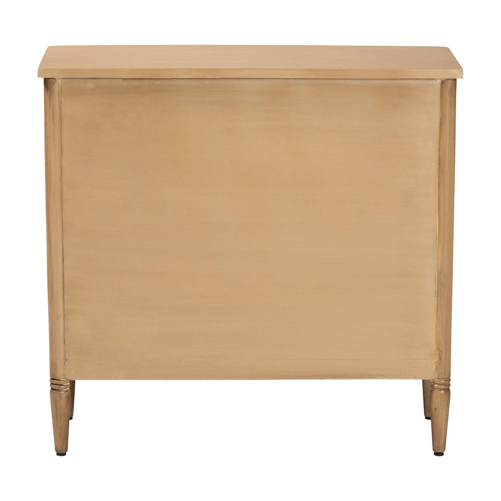 bali & pari - Karmel Chest in Light Oak Brown - Karmel-Antq Beige-Wooden-3DRW-Chest view 5