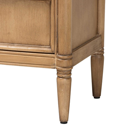 bali & pari - Karmel Chest in Light Oak Brown - Karmel-Antq Beige-Wooden-3DRW-Chest view 7