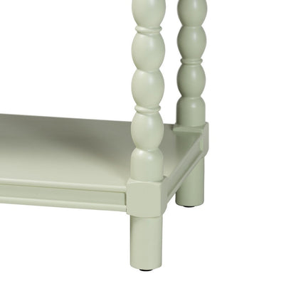 bali & pari - Karnia Console Table in Mint Green - Karnia-Green-Wooden-Console Table view 7