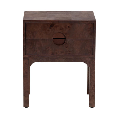 bali & pari - Kayla Nightstand in Dark Walnut - SVN-1152-Dark Walnut Op1-Kayla-NS view 3