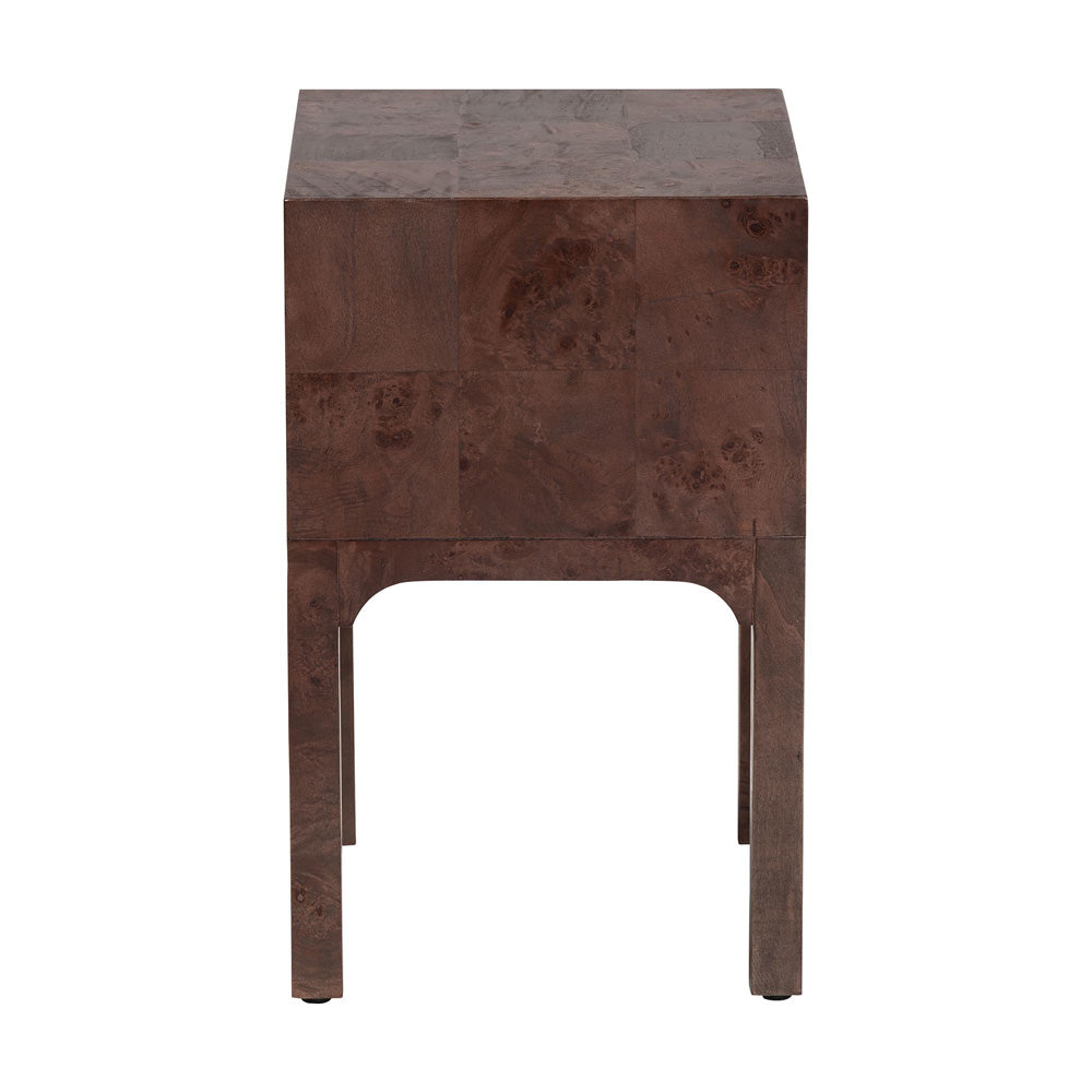 bali & pari - Kayla Nightstand in Dark Walnut - SVN-1152-Dark Walnut Op1-Kayla-NS view 4