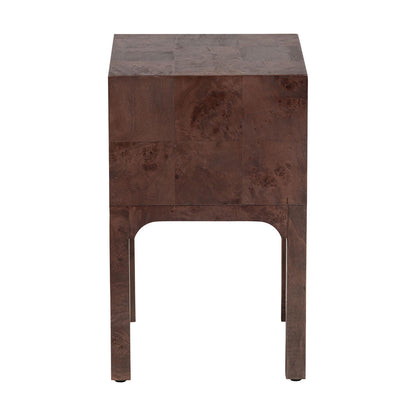 bali & pari - Kayla Nightstand in Dark Walnut - SVN-1152-Dark Walnut Op1-Kayla-NS view 4