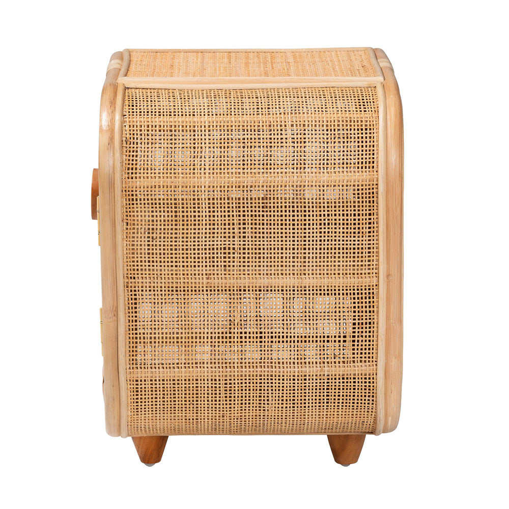 bali & pari - Keita Nightstand in Natural - WS062-B-Natural Rattan-NS view 4
