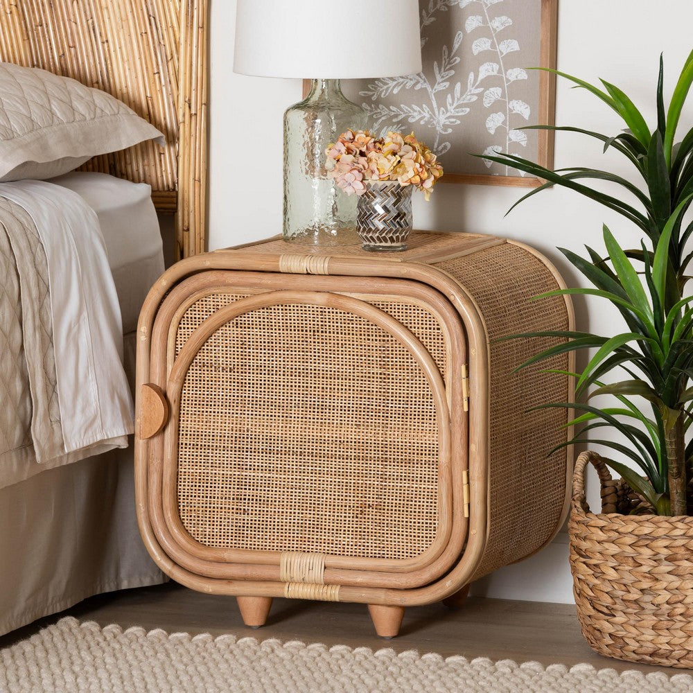 bali & pari - Keita Nightstand in Natural - WS062-B-Natural Rattan-NS view 8