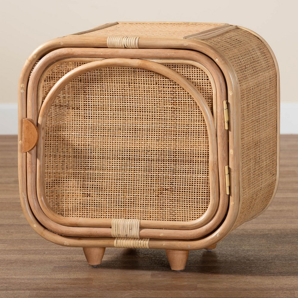 bali & pari - Keita Nightstand in Natural - WS062-B-Natural Rattan-NS view 9