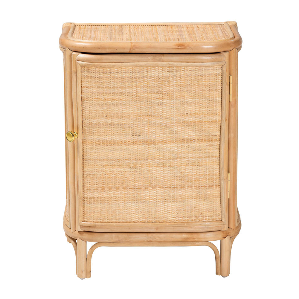 bali & pari - Kiara Nightstand in Natural - WS050-Natural Rattan-NS view 3