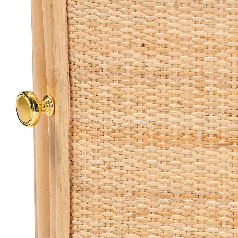 bali & pari - Kiara Nightstand in Natural - WS050-Natural Rattan-NS view 5