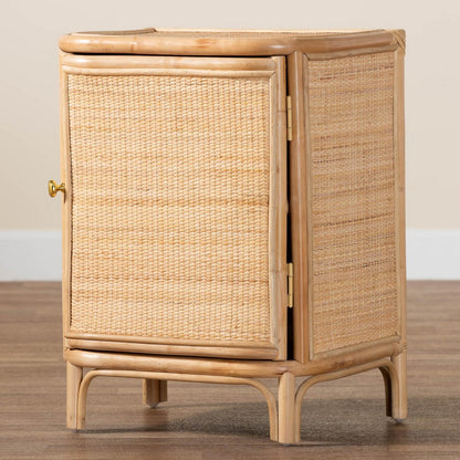 bali & pari - Kiara Nightstand in Natural - WS050-Natural Rattan-NS view 9