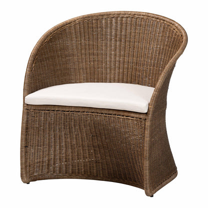bali & pari - Kintamani Accent Chair in Greywashed Rattan - Kintamani-Grey/Rattan-CC view 1