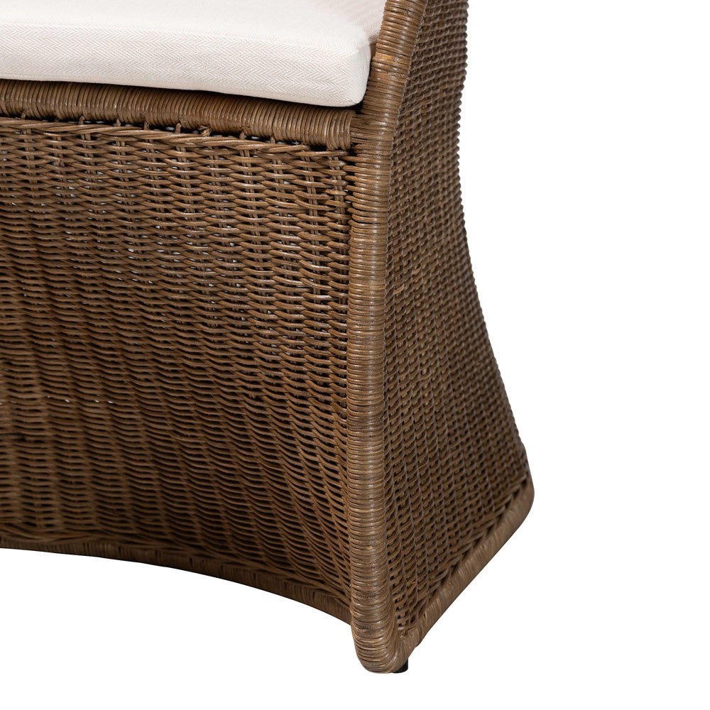 bali & pari - Kintamani Accent Chair in Greywashed Rattan - Kintamani-Grey/Rattan-CC view 6