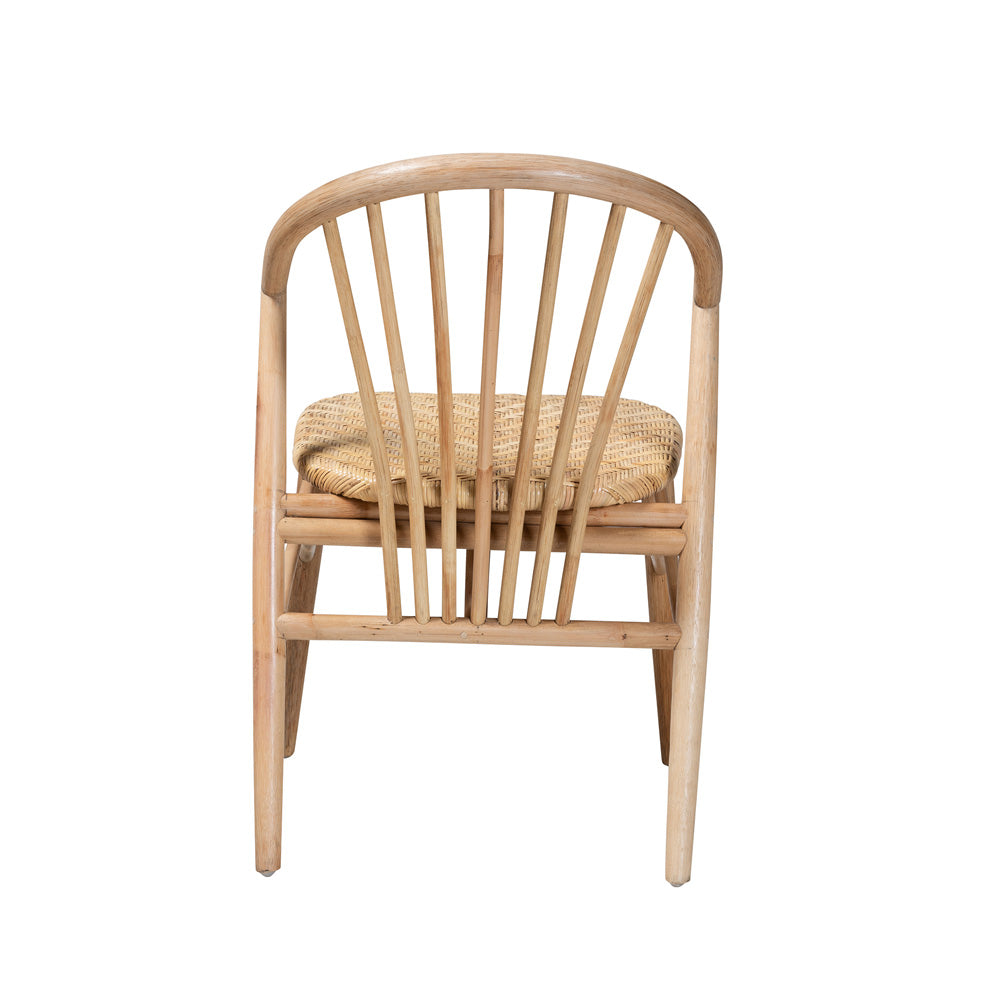 bali & pari - Kobe Dining Chair in Natural Brown - Kobe-Natural-DC view 4