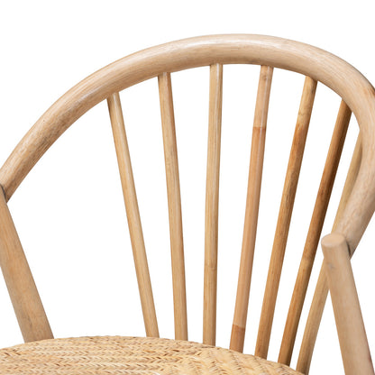 bali & pari - Kobe Dining Chair in Natural Brown - Kobe-Natural-DC view 5