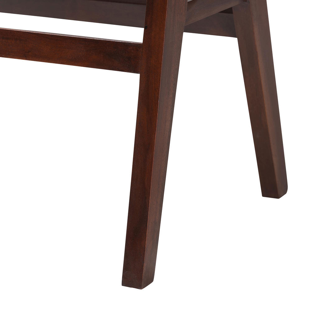 bali & pari - Kresna Set of 2 Counter Stools in Dark Walnut Brown/Natural Brown - BC-01-Kresna-Brown Wood/Rattan-CS view 5