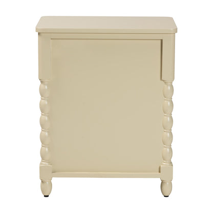 bali & pari - Kyla Nightstand in Beige - Kyla-Beige-Wooden-NS view 5