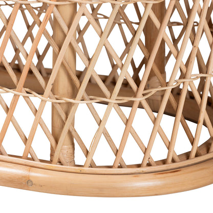 bali & pari - Ladonna Ottoman Footstool in Natural - WS072-Natural Rattan-Stool view 5