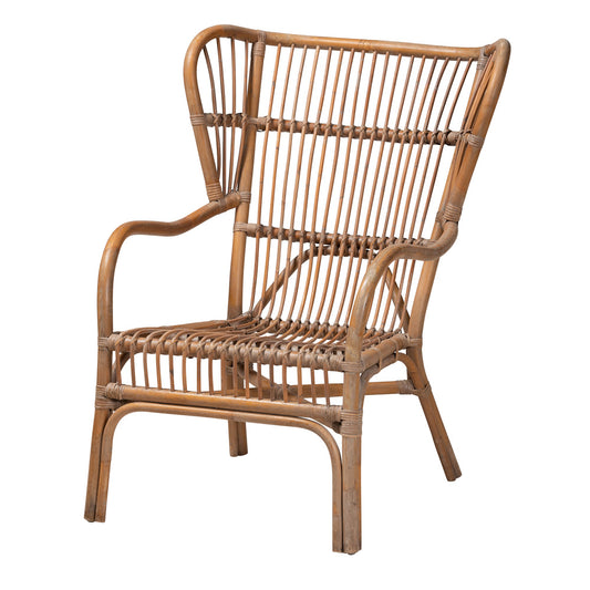 bali & pari - Lamaria Chair in Natural Brown - DC9099-Rattan-CC view 1