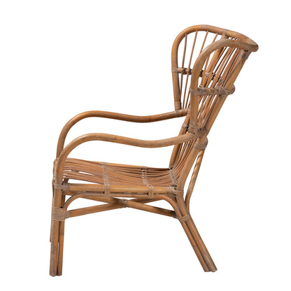bali & pari - Lamaria Chair in Natural Brown - DC9099-Rattan-CC view 3