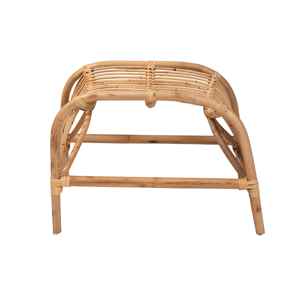 bali & pari - Lamaria Footstool in Natural Brown - DC9099-Rattan-Footstool view 3