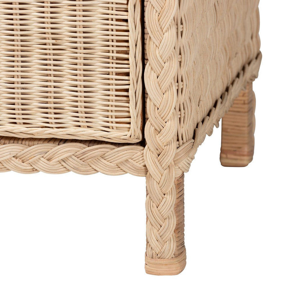 bali & pari - Lanica Dresser in Sun-bleached Rattan - Braided Sun Bleached Ivory-Wood/Rattan-6DW-Dresser view 7