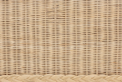 bali & pari - Lanica Queen Bedroom Set in Sun-bleached Rattan - Braided Sun Bleached Ivory-Wood/Rattan-4PC Bedroom Set-New view 10