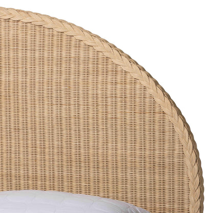 bali & pari - Lanica Queen Size Bed in Sun-bleached Rattan - Braided Sun Bleached Ivory-Wood/Rattan-Queen-New view 4