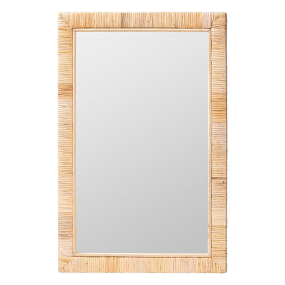 bali & pari - Lankston Mirror in Natural - WS101-Natural Rattan/Wood-Mirror view 1