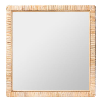 bali & pari - Lankston Mirror in Natural - WS102-Natural Rattan/Wood-Mirror view 1