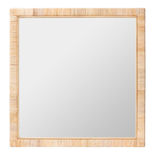 bali & pari - Lankston Mirror in Natural - WS102-Natural Rattan/Wood-Mirror view 1