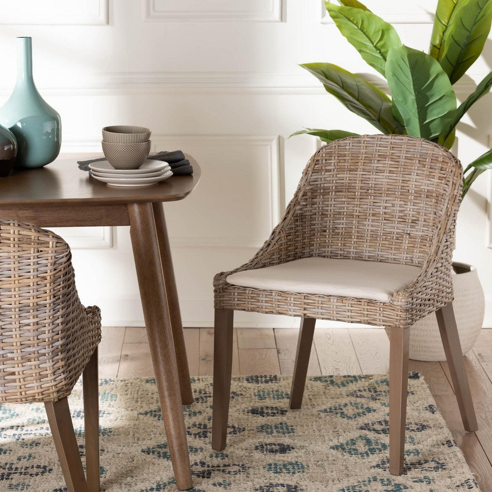bali & pari - Lara Dining Chair in Kubu Grey/Rustic Taupe - MD-39209-Kubu Grey/Natural Rattan-DC view 8