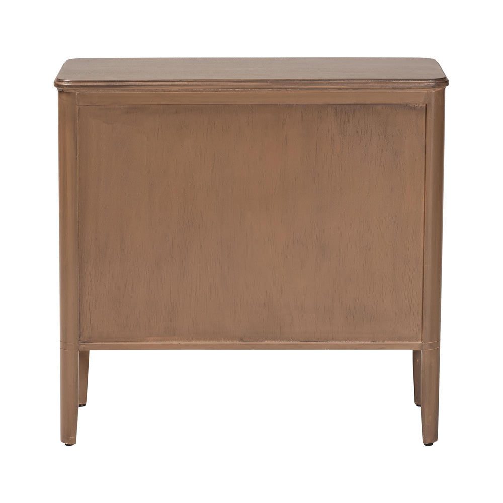 bali & pari - Latifa Storage Cabinet in Antique Brown - Latifa-Antq Brown-Wooden-2DR-Cabinet view 5