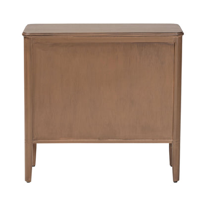 bali & pari - Latifa Storage Cabinet in Antique Brown - Latifa-Antq Brown-Wooden-2DR-Cabinet view 5