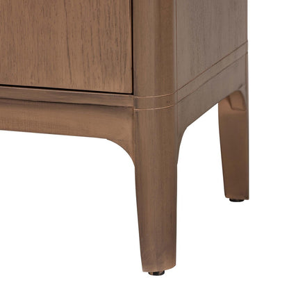 bali & pari - Latifa Storage Cabinet in Antique Brown - Latifa-Antq Brown-Wooden-2DR-Cabinet view 7